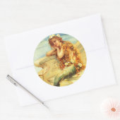 ヴィンテージ・マーメイド ラウンドシール (封筒)