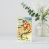 ヴィンテージ·マーメイド·名刺 名刺 (スタンド正面)