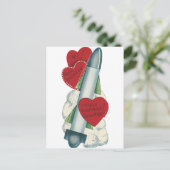 ヴィンテージ「ミサイル」バレンタイン シーズンポストカード (スタンド正面)