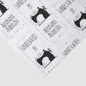 ヴィンテージ ミシン 手作り製品 薄葉紙 (詳細)