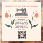 ヴィンテージ ミシン 縫製師 ウィンドウサイン (シート2)