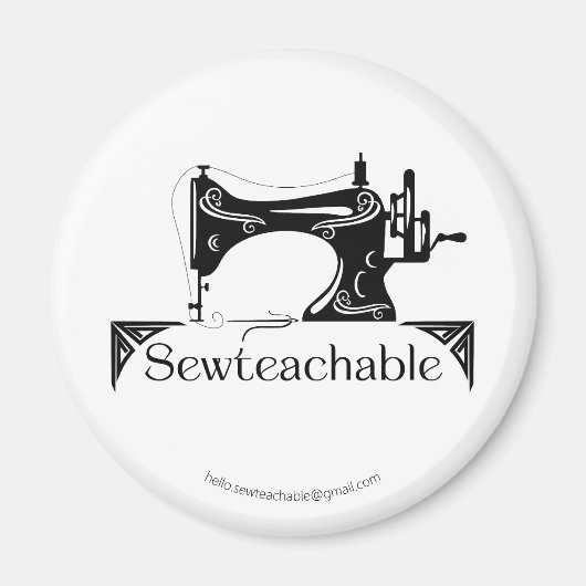ヴィンテージ ミシン, Sewteachable マグネット (正面)
