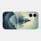 ヴィンテージ ミスティ マウンテンズ iPhone 16ケース (裏面横)