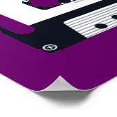 ヴィンテージ「ミックステープ」パーソナル化ポップ・アートの可能アートポスター ポスター (角)