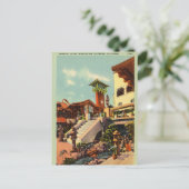 ヴィンテージ・ミッションインナー、リバーサイド、カリフォルニア ポストカード (スタンド正面)