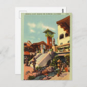 ヴィンテージ・ミッションインナー、リバーサイド、カリフォルニア ポストカード (正面/裏面)