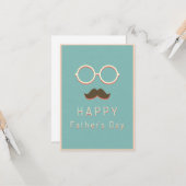 ヴィンテージ ミニマリスト レトロ 誕生日おめでとう カード (正面/裏面インサイチュ)