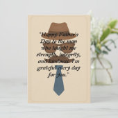 ヴィンテージ ミニマル 父の日 カード (スタンド正面)