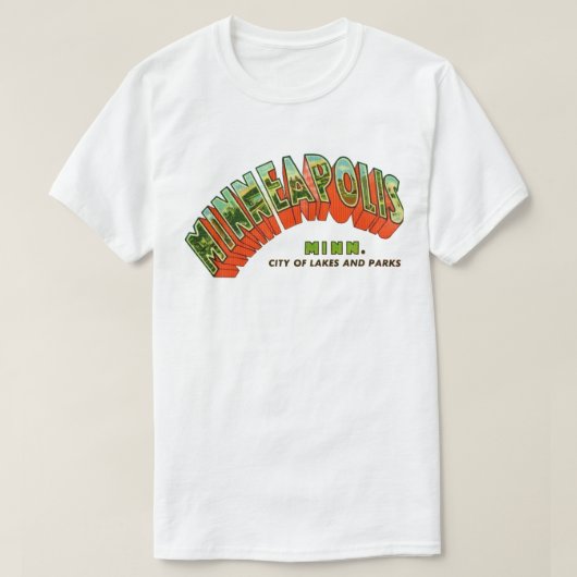 ヴィンテージ ミネアポリス ミネソタ Tシャツ (デザイン正面)
