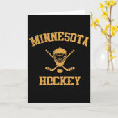 ヴィンテージ ミネソタ ホッケー カード (黄色い花)