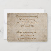 ヴィンテージ ミュージック ウェディング ヴァウ リニューアル 招待状 (裏面)