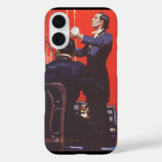 ヴィンテージ ミュージック、オーケストラを指揮する Case-Mate iPhoneケース (裏面)