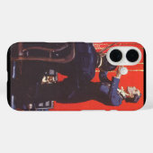 ヴィンテージ ミュージック、オーケストラを指揮する Case-Mate iPhoneケース (裏面 (横))