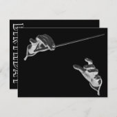 ヴィンテージ ミュージック, カラオケ 誕生日パーティー 招待状 (正面/裏面)