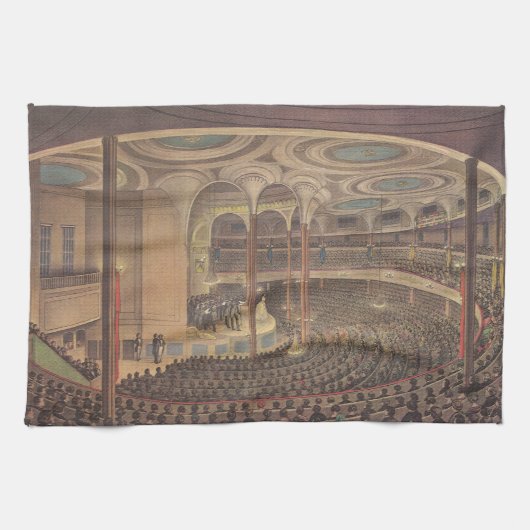 ヴィンテージ・ミュージック、ジェニー・リンド、スウェーデンのオペラ歌手 キッチンタオル (横)