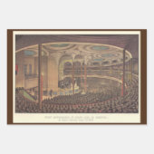 ヴィンテージ・ミュージック、ジェニー・リンド、スウェーデンのオペラ歌手 ラッピングペーパーシート (正面2)