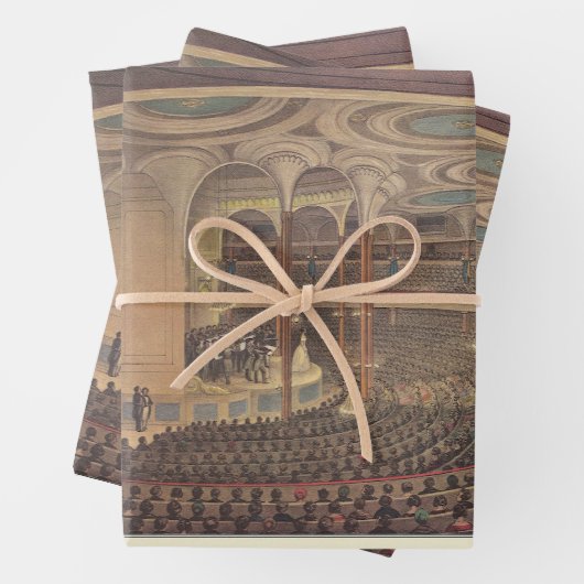 ヴィンテージ・ミュージック、ジェニー・リンド、スウェーデンのオペラ歌手 ラッピングペーパーシート (インサイチュ)