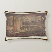 ヴィンテージ ミュージック、ジェニー リンド、スウェーデンのオペラ 歌手 アクセントクッション (正面)