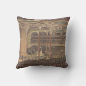 ヴィンテージ ミュージック、ジェニー リンド、スウェーデンのオペラ 歌手 クッション (裏面)