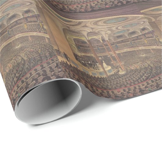 ヴィンテージ ミュージック、ジェニー リンド、スウェーデンのオペラ 歌手 ラッピングペーパー (ロールコーナー)