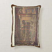 ヴィンテージ ミュージック、ジェニー リンド、スウェーデン出身のオペラ歌手 アクセントクッション (裏面(縦))