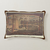 ヴィンテージ ミュージック、ジェニー リンド、スウェーデン出身のオペラ歌手 アクセントクッション (裏面)