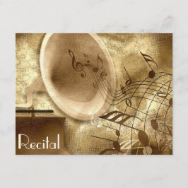 ヴィンテージ·ミユニセックスュージック·リサイタル·招待状 招待状