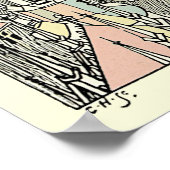 ヴィンテージ・ムーンマン・ストーリーブック・イラスト ポスター (角)