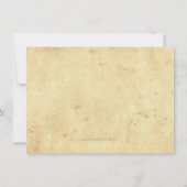 ヴィンテージ·メイエレガントソン·ジャー·ハイドランジア·ウェディング·インベイト 招待状 (裏面)