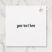 ヴィンテージ メイクアップ ビューティー コスメティックス レトロ カスタム フェイバータグ (裏面)