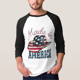 ヴィンテージ メイド イン アメリカ USカウボーイハット 愛国 Tシャツ
