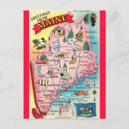ヴィンテージ メイン州 ポストカード