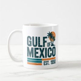 ヴィンテージ メキシコ湾 1550年以来 レトロ ビーチ コーヒーマグカップ