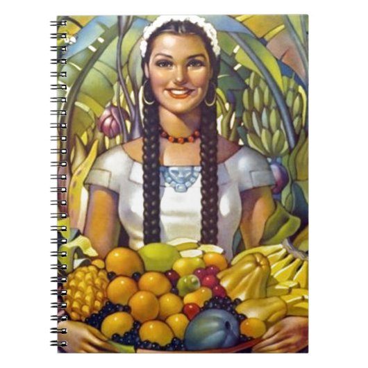 ヴィンテージ メキシコ 旅行 観光 広告 ノートブック (正面)