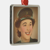 ヴィンテージ·メス·マリーン メタルオーナメント (右)