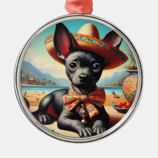 ヴィンテージ メタルオーナメント (正面)