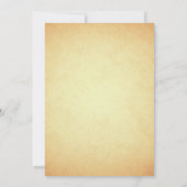 ヴィンテージ メヘンディ ヘンナ インド 結婚式 招待状 (裏面)