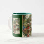 ヴィンテージ メモリアルデイを称える ツートーンマグカップ (正面左)