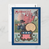 ヴィンテージ メモリアルデー - ワンカントリー, ZSSG ポストカード (正面/裏面)