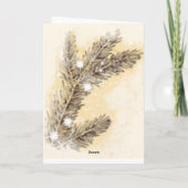 ヴィンテージ メリークリスマス カード (裏面)