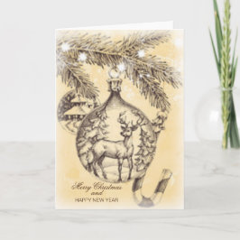 ヴィンテージ メリークリスマス カード