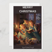 ヴィンテージ メリークリスマス シーズンカード (正面/裏面)
