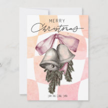 ヴィンテージ メリークリスマス ベル ボウズ クリスマス