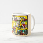 ヴィンテージ メリーランド デカール入り コーヒーマグ コーヒーマグカップ (正面右)