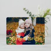 ヴィンテージ メリー 箔シーズンカード (立ち正面)