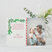 ヴィンテージ モダン ファミリー カスタム クリスマス グリーティング (スタンド正面)