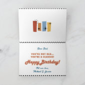 ヴィンテージ モデル 誕生日カード - 1950 クラシック シーズンカード (内部)