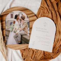 ヴィンテージ モノグラム | オルネート ボーホー ウェディング インビテーション