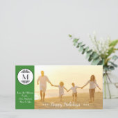 ヴィンテージ モノグラム グリーン - フォト カード (スタンド正面)