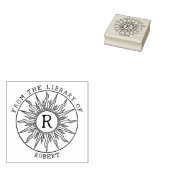 ヴィンテージ モノグラム サン 書庫より ラバースタンプ (押印)